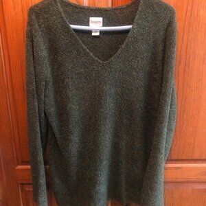 Chico's Forest Green Sweater Size 2
